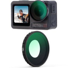 WalkingWay CPL-Polarisationsfilter für Action4 und Action5 - Kreisrunder Polarisator für klare, lebendige Aufnahmen, reduziert Blendung und Reflexionen