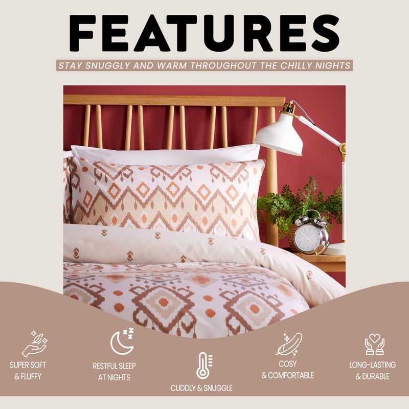 Olivia Rocco Taxila Duvet Cover Set Easy Care Quilt Covers