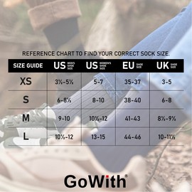 GoWith 4 Pairs Unisex Natural 97% Cotton Crew Socks, Comfy Cozy Breathable Seamless Casual Socks for Men & Women, Blue, Small, Model 3012