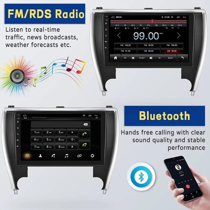 Unbranded For 2015-2017 Toyota Camry 10.1" Car Stereo Radio Android