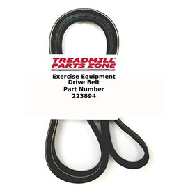 TreadmillPartsZone Replacement Sears ProForm Recumbent Bike Model 219413 XP210 U Drive Belt Part Number 223894