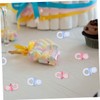 Kisangel 150pcs Mini Pacifiers for Shower Games Acrylic Shower Decorations