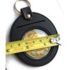 RecoveryChip Universal Large 1.75 Inch Challenge Coin Holder Keychain Black