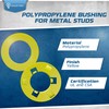 OHLECTRIC 25 Pack - Polypropylene Bushing for Metal Studs with