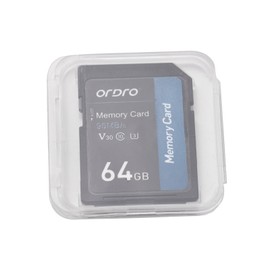 ORDRO 64GB Memory Card V30 Class 10 Storage Card 95MB/s High Speed for Digital Video Cameras Camcorders