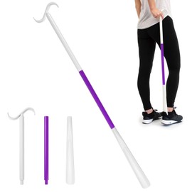 Long-Reach 35" Shoe Horn Perfect for Seniors, Purple