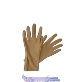 SG.MODA Figure Ice Skating Gloves/Bundle with Skate Guards/Made in Europe Style: G0 / Biflex, Gloves/Size: X-Small