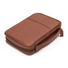 Man of God Two-Tone Brown Cross Faux Leather Men's Bible