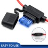 10 Pack 14 AWG Inline Fuse Holder - 12V-DC ATC/ATO