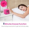 Plumeet Digital Kids Alarm Clock with Snooze and Nightlight -