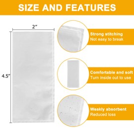 Tea Filter Bags - 2 x 4.5 Inch Tea Filter Bags 10 Pack 160 Micron