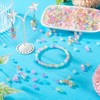 Craftdady 400pcs 6mm Round Clear Acrylic Beads Matte Mini Gradient