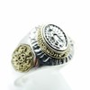 Silver One on Silver 925 Our Lady of Guadalupe Ring