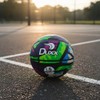 Balón De Basquet Hule Duxx Flow 5 Verde