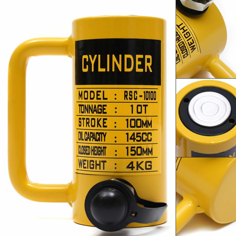 CP-180 Manual Hydraulic Hand Pump, 10 Ton Hydraulic Short Jack
