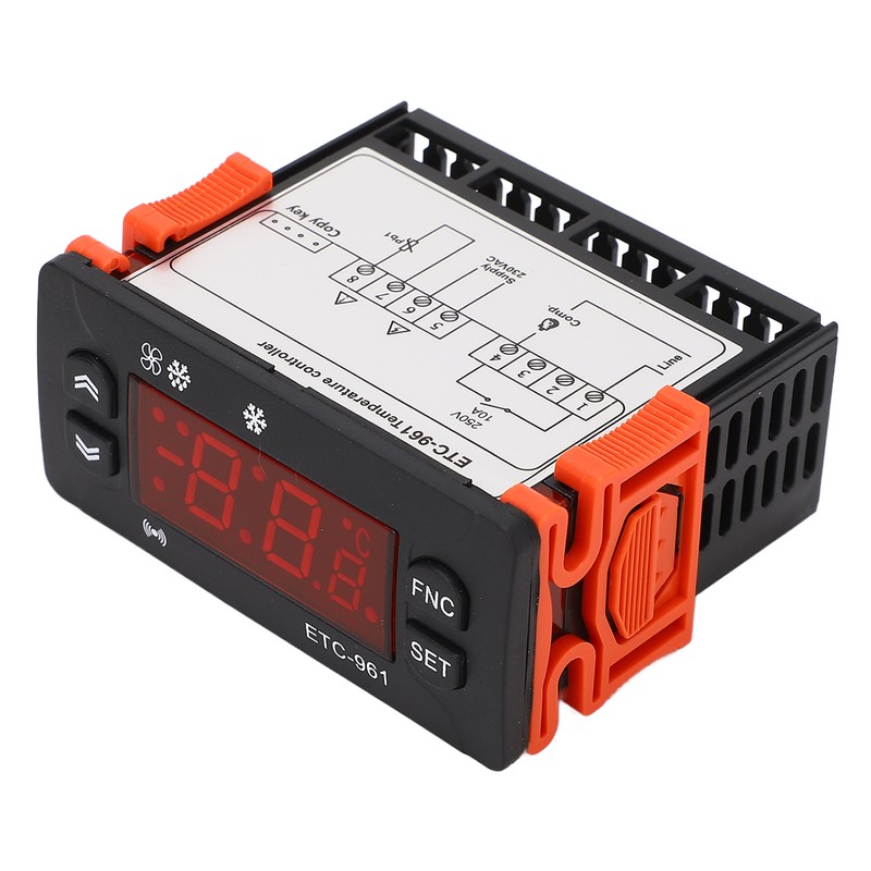 Freezer Temperature Controller Digital External Fahrenheit Celsius Switchable Refrigeration Defrosting