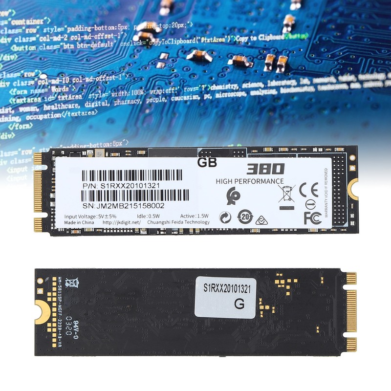 SSD M.2 / NGFF Interface Full Power Mode Fast Speed