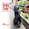 dbest products Trolley Dolly Black Foldable Shopping cart for Groceries