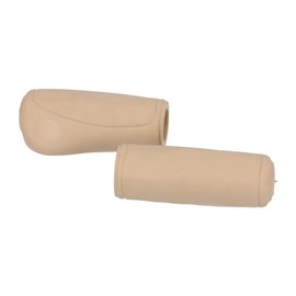 Bicycle Grips 92 mm NR.438 Ellipsis Beige Pair TPE Shift Handle Children's Grip