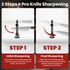 Adjustable V-Shape Knife Sharpener, Replacement for warthog Knife Sharpener, Metal