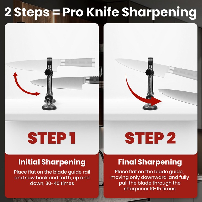 Adjustable V-Shape Knife Sharpener, Replacement for warthog Knife Sharpener, Metal