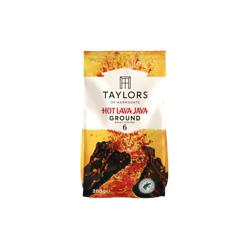 Taylors of Harrogate Hot Lava Java Ground Roast Coffee, 200g
