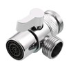 Tecmolog Brass Sink Faucet Diverter Valve to Sink Hose Sprayer,Faucet