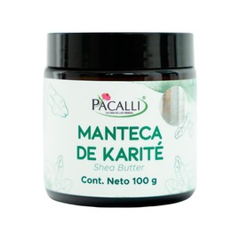Manteca de Karité PACALLI | 100g | Manteca Natural corporal para Hidratación y Cuidado de la Piel