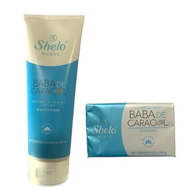 Kit Baba de caracol facial  Jabón  Crema  Regeneradora de piel                                                                                        