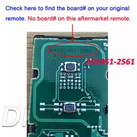 DIYKEY Smart Remote Key Fob for Toyota Corolla Cross 2022 2023 2024 2025 231451-2561 4B