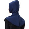 ShuoBeiter Solid color women's swimming cap adjustable Muslim full-coverage shawl