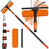 26FT High Window Cleaning Kit with Pole, 2 in 1