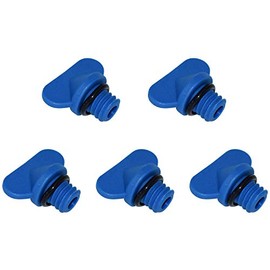 Manifold Engine Block Drain Plug Kit Replaces for Sierra 18-4226 for Mercruiser 22-806608a02 Compatible for GLM 13992 Pack of 5