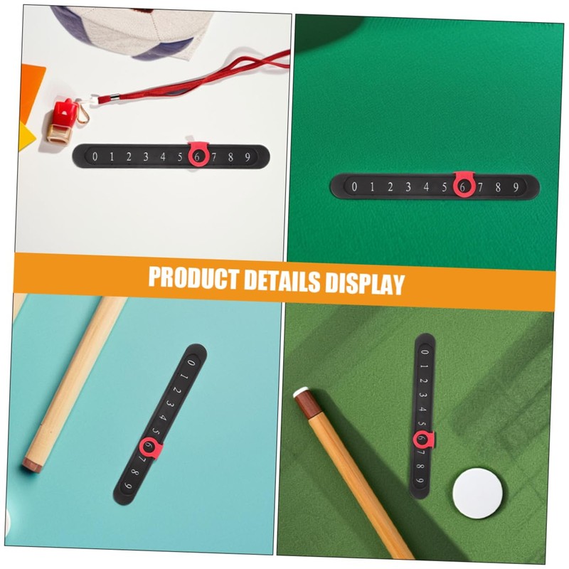 WOONEKY 5pcs Sleek Design Plastic Foosball Scoreboard Mini Game Indicator