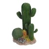 Simulation Resin Cactus Ornament Stable Aquarium Cactus Decoration with Succulents