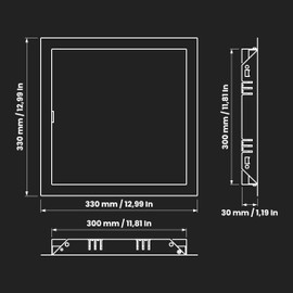 Repa Market 12x12 Inch Access Panel for Drywall – Anthracite Galvanized Steel Wall Hole Cover/Door Panel/Cover Plates with Latch – Heavy-Duty Service Hatch for Plumbing Electrical HVAC Access Door