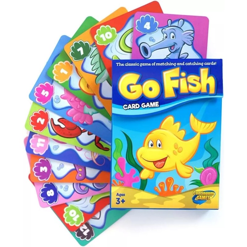Continuum Games Go Fish Classic Card Game Fun for Children