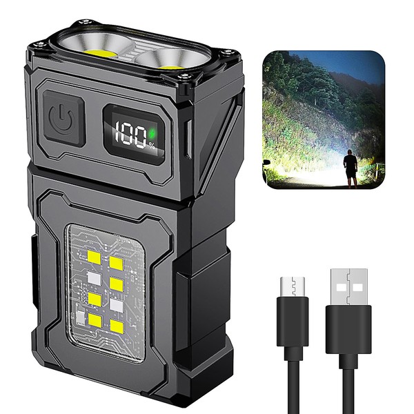 Mini LED EDC Tactical Flashlight - Multifunctional Outdoor Flashlight for