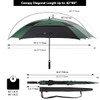 G4Free Extra Large Golf Umbrella 68 inch Square Vented Windproof