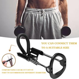 Upgraded Male Physical Stretching Retractor, Endurance Training Stretcher, Adjustable Retractor with Silicone Protective Case (Black)