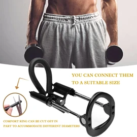 Upgraded Male Physical Stretching Retractor, Endurance Training Stretcher, Adjustable Retractor with Silicone Protective Case (Black)