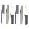 WOONEKY 6pcs Sponge Nail Files Polishing Tools for Home Manicure