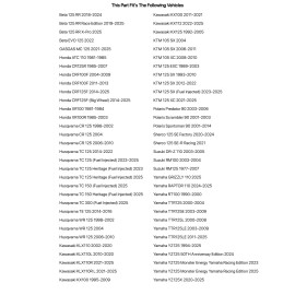 Tusk Flexible Cylinder Hone 52-54mm For Yamaha YZ125 1994-2025