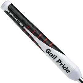 Golf Pride Reverse Taper Flat Putter Golf Grips - Medium/Large Core 580R 62g - LARGE, REVERSE TAPER  - FLAT