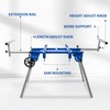 TOYAKI Miter Saw Stand With Wheels, Folding Work Table With