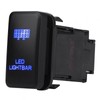 Qiilu Automatic Car Rocker Switch 12 V Blue LED for