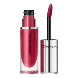 Mac Labial Lquido Locked Kiss Ink Color Coral Oscuro                                                                                                  