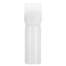 Botella Aplicadora para Tinte, Aplicador de Aceite para Cabello 160 ml, Cepillo Aplicador de Peine de Raíz de Teñido con Escala Graduada, Herramienta 