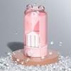 Cotton Pad Dispenser Automatic Dustproof Transparent Wall Mounted Wall Mounted