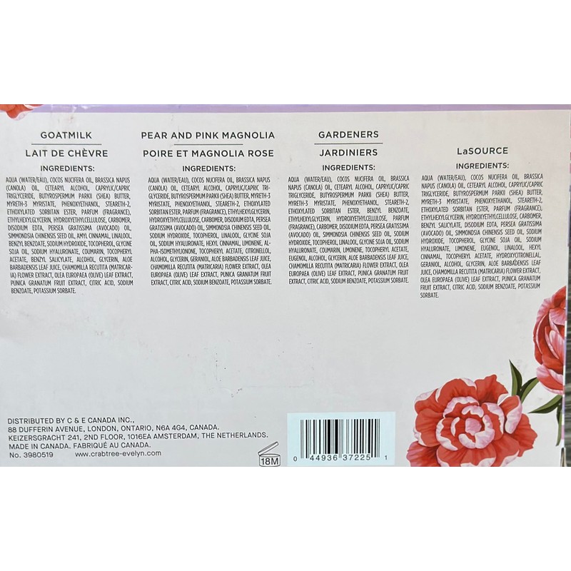 Crabtree & Evelyn Antioxidant Hand Therapy Moisturizer, 3.6 Fl Oz,